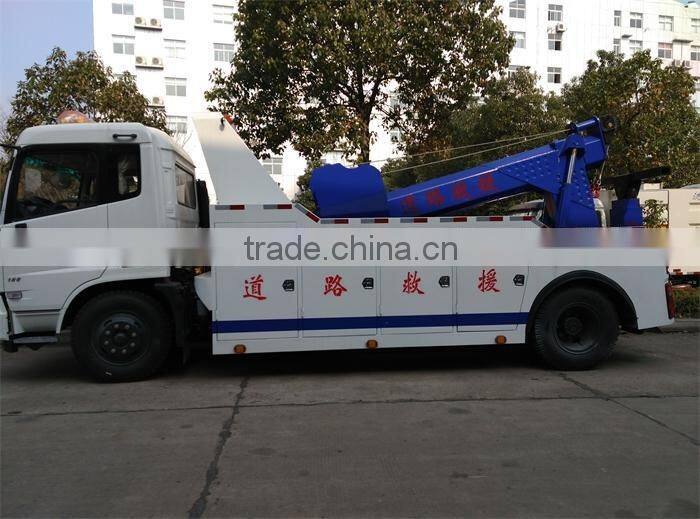 high cost performance dongfeng heavy duty wrecker truck