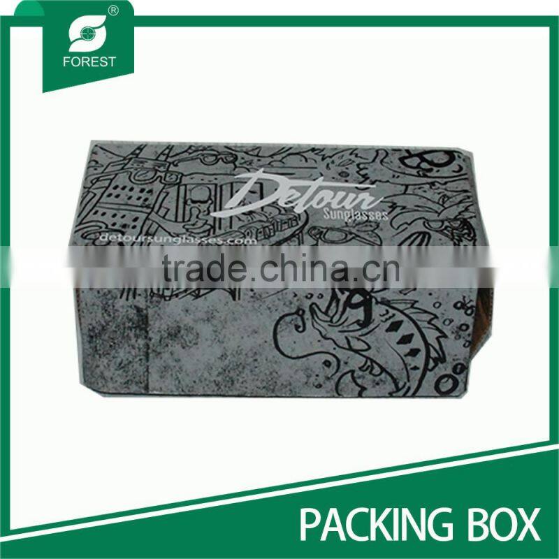 CUSTOM PRINTING PACKING BOX FOR GLASS BOTTLE