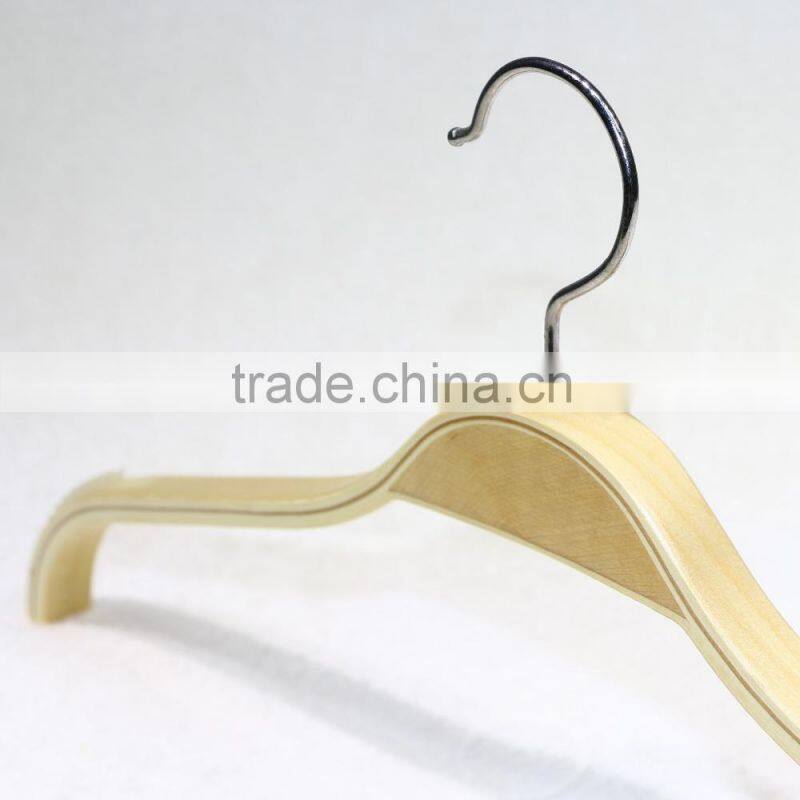 Wholesale fashionable wooden hanger for garment