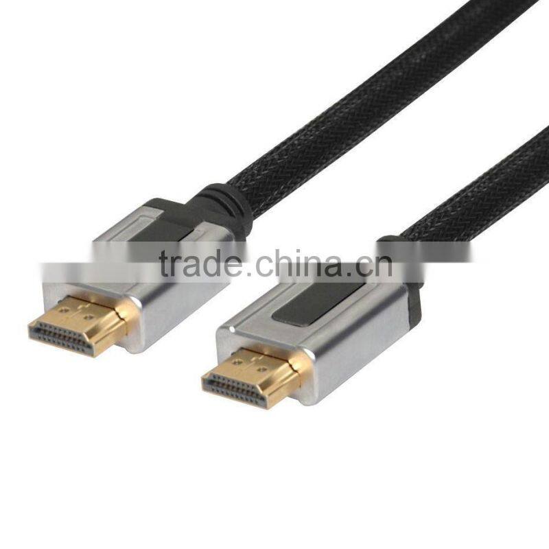 Up to 30m Shockproof nets double ring male to male gold plated HDMI cable