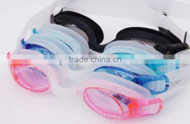 Hot selling in summer Custom Anti-fog silicone swimming goggles