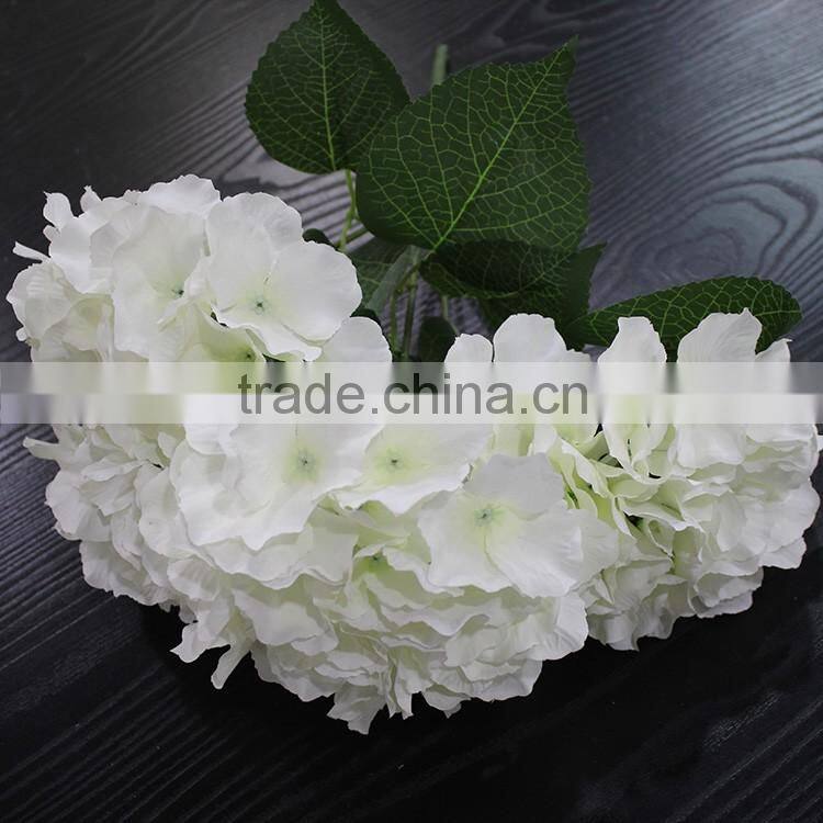 white wedding silk artificial hydrangea