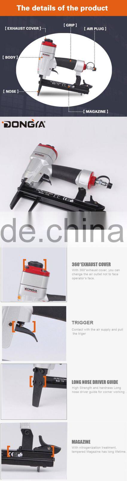 22 Ga. 7116L Long Nose Air Stapler