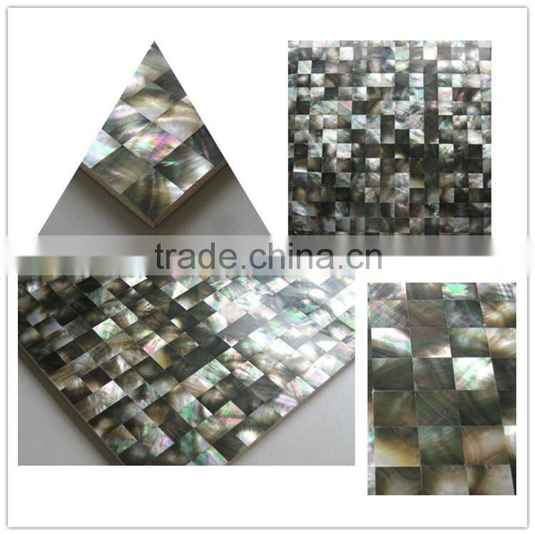 beauty natural black mother of pearl seashell mosaic table top
