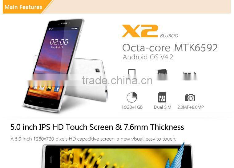 Newest China cheapest MTK6592 octa core nfc smartphone