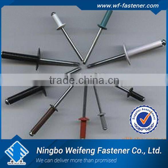 Supply all kinds of fastener products 316 stainless steel blind rivet made in china hardware fastener zhejiang manufacturer