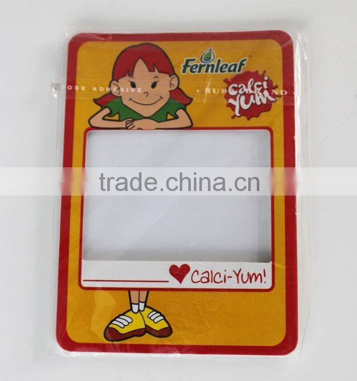 customized magnetic photo frame,ECO-friendly home decoration fridge magnet sticker