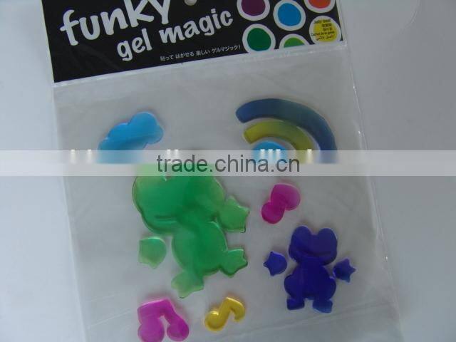 Jelly Gel Stickers, Gel Clings