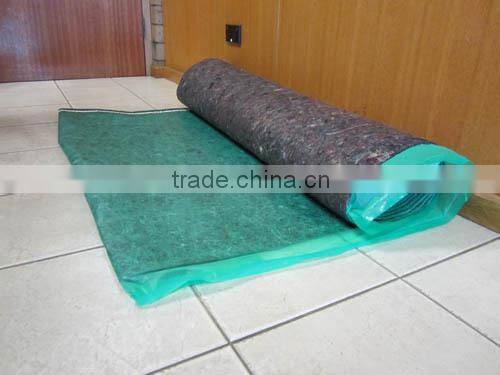 fire retardant nonwoven felt laminated PE film