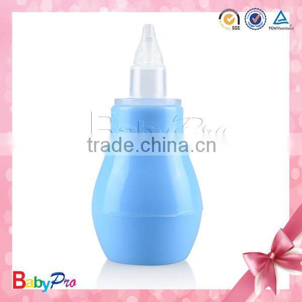 2015 baby products promotional China manufacturer wholesale colorful design aspirator nasal baby