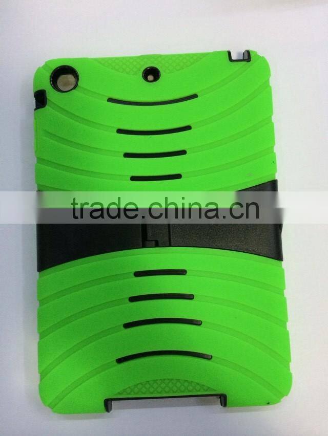 silicon with pc design for ipad mini case
