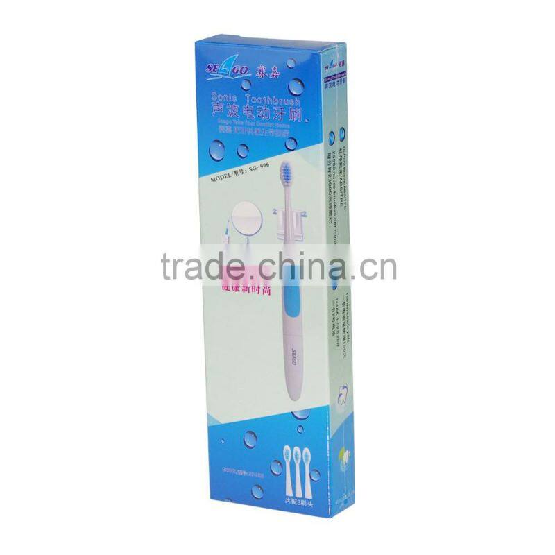Battery powered electrical box toothbrush with Washable design