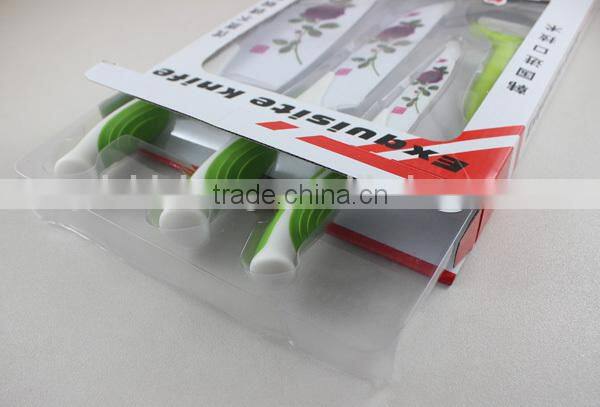 Plastic handle kitchen knife