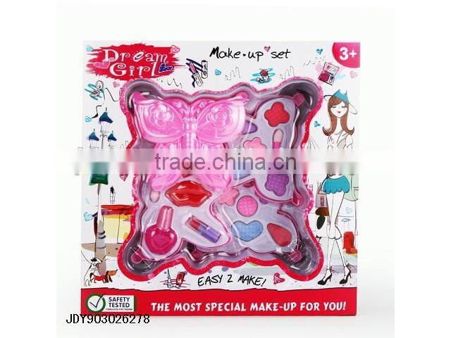 Plastic cosmetic toy set for girl make up set EN71