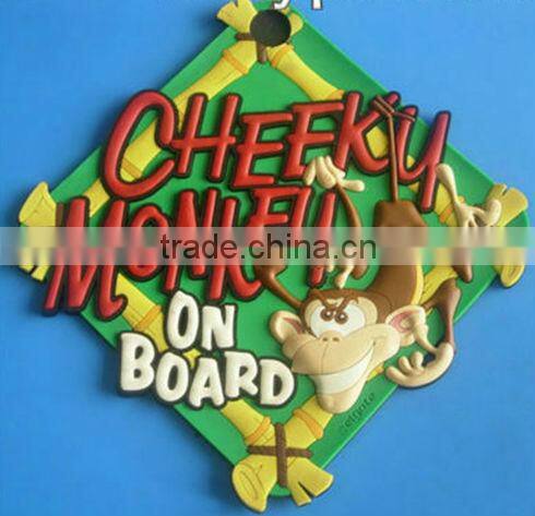 printing hard plastic baby on board car window sign