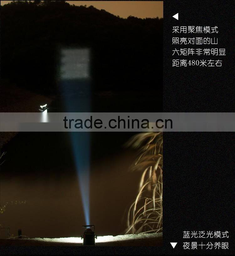 2016 new designed T6 LED rechargeable zoom led floodlight camping lights