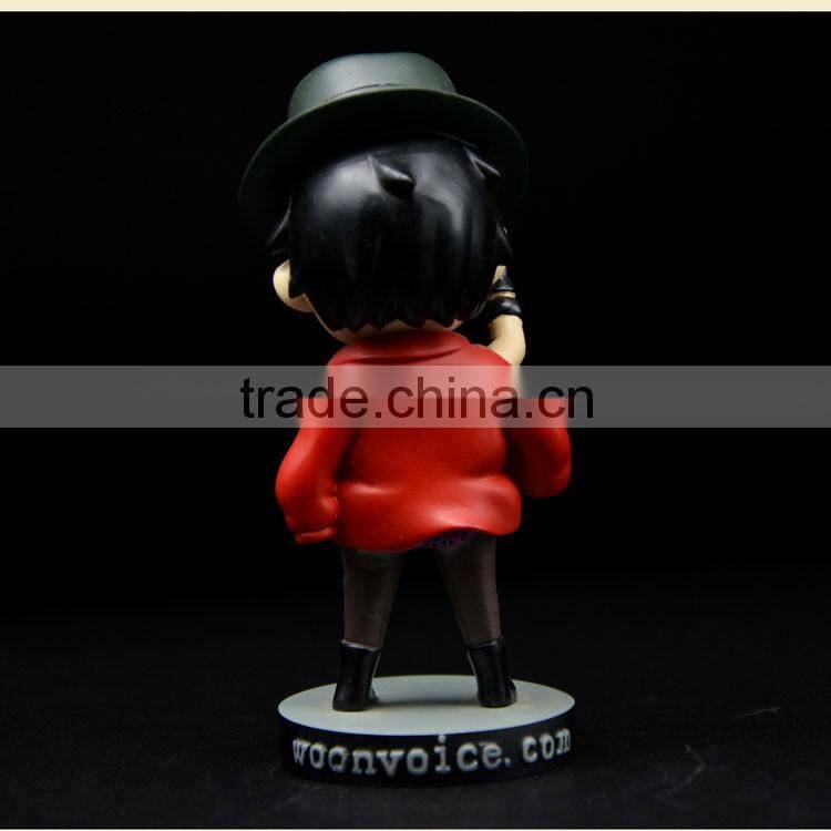 Small Resin Figurines Little Boy Garden Statues For Decoration