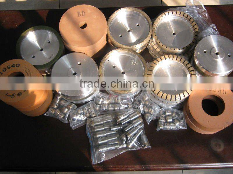 diamond wheel for arc edge glass process