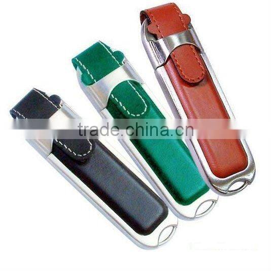 OEM hot sale leather usb key