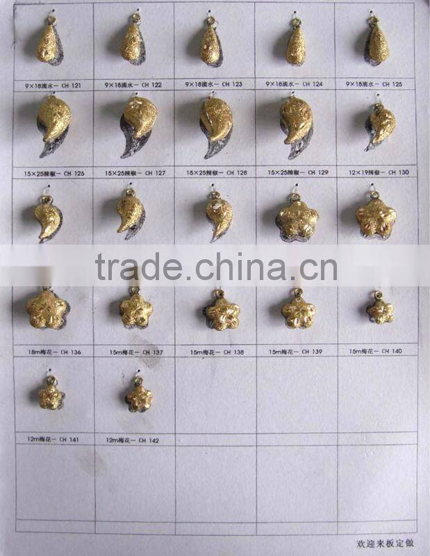 METAL SHIMMERING PAVE'S CARVED BRASS BEADS