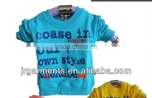Kid Clothes Crewneck Sweatshirt Kid Garment Manufacturer for Autumn Season Clothings kids wear brand names