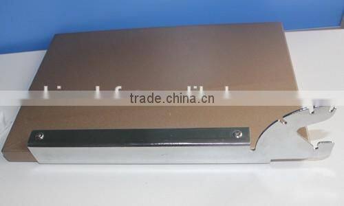 Chrome Floating glass shelf support bracket / hanging shelf hook / wooden board support