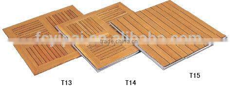 Restaurant dining table rectangular stainless steel top T07