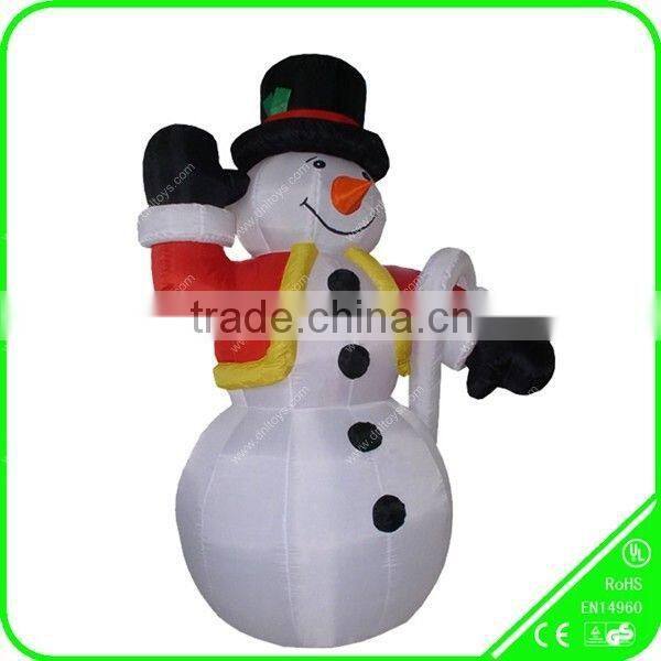 Hot Sale Christmas Decoration with snowman toy for christmas