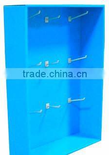 Display shelf with color cardboard for card sleeve