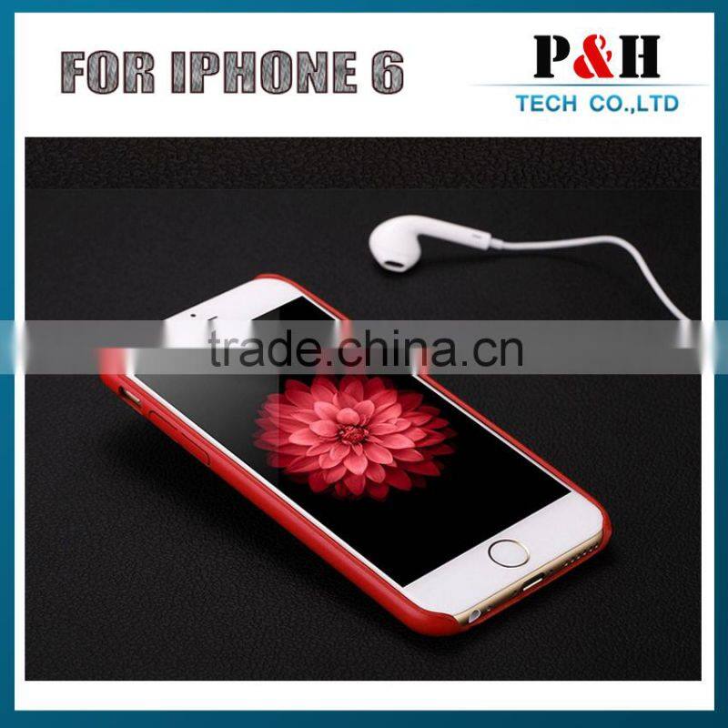 2015 new for apple iphone 6 pu leather case 4.7" 5.5" cover soft for iphone 6 back cover