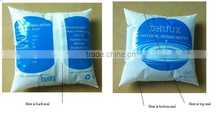 pure water treatment packing production line for sachet