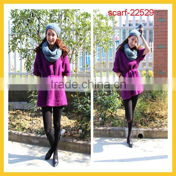 Winter Cable Knitted Scarf