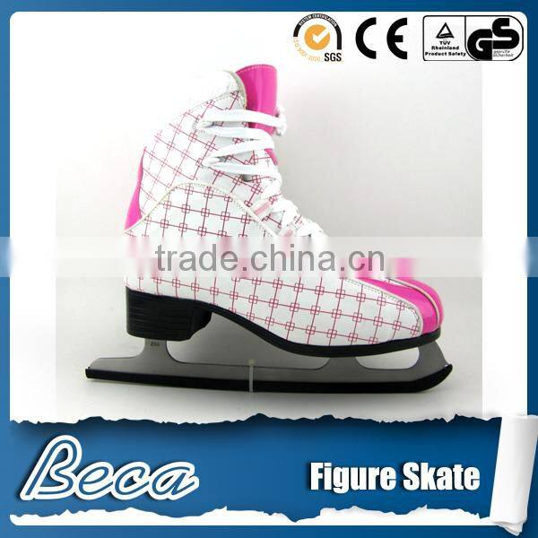 Wholesale fashion leather cloth figure ice skate shoes van