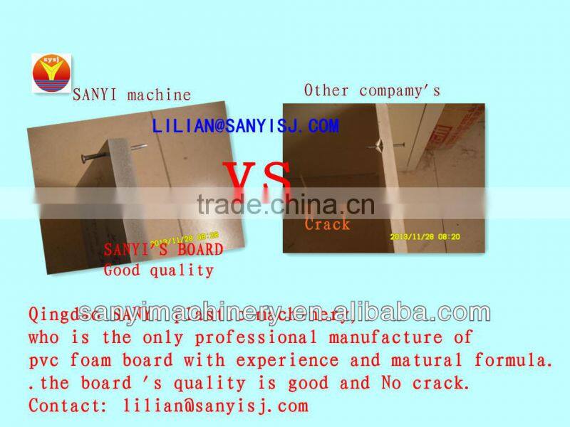 PVC cabinet sheet making machine (SJSZ80/156)