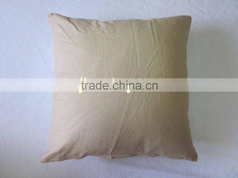 P07 dyed plain canvas cushion