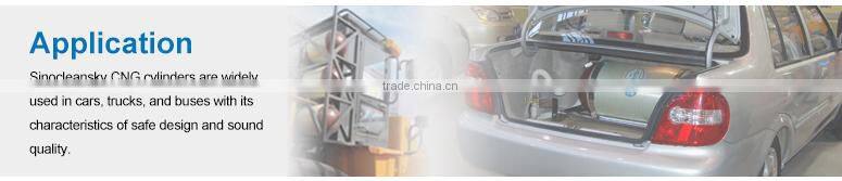 ISO11439 OD406mm 80l CNG Cylinder Type 2 for Vehicle