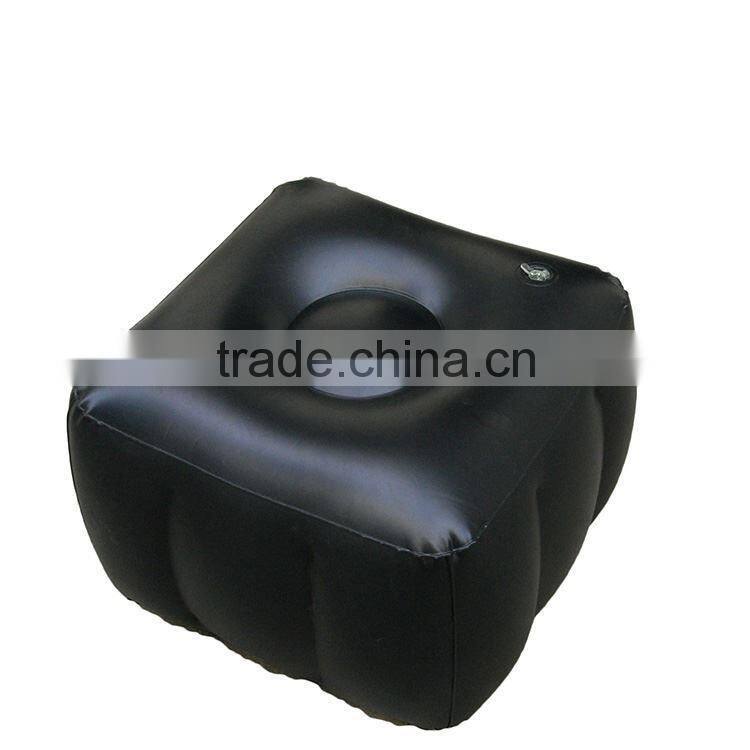 customized round pvc inflatable sofas chairs with backrest