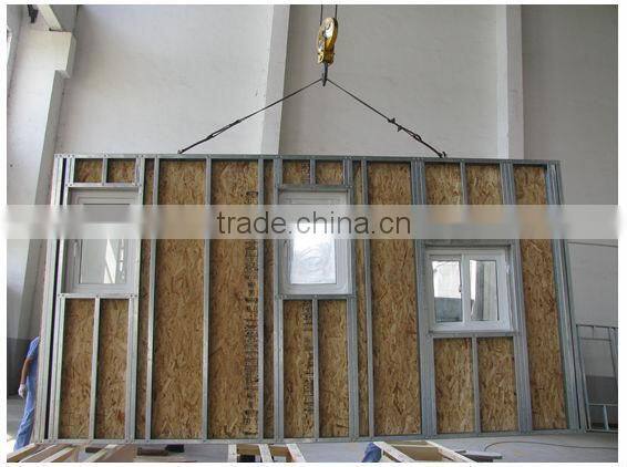 modern European style villa/ prefab house modular home with solar system