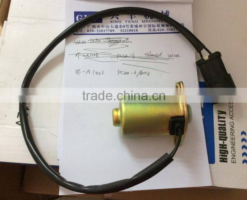 PC200-6 6D102 excavator 206-60-51130 solenoid valve