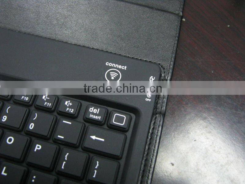 Factory price Hot saling with buletooth keyboar case for ipad 4, mini ipad , ipar air 2