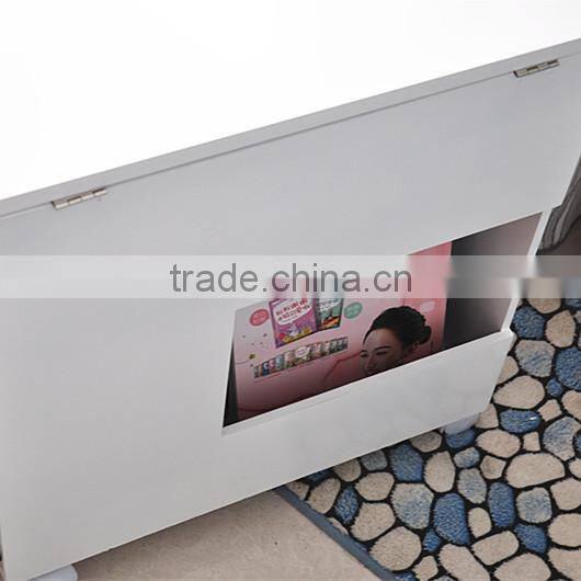 wood furniture modern foldable dressing table with drawers