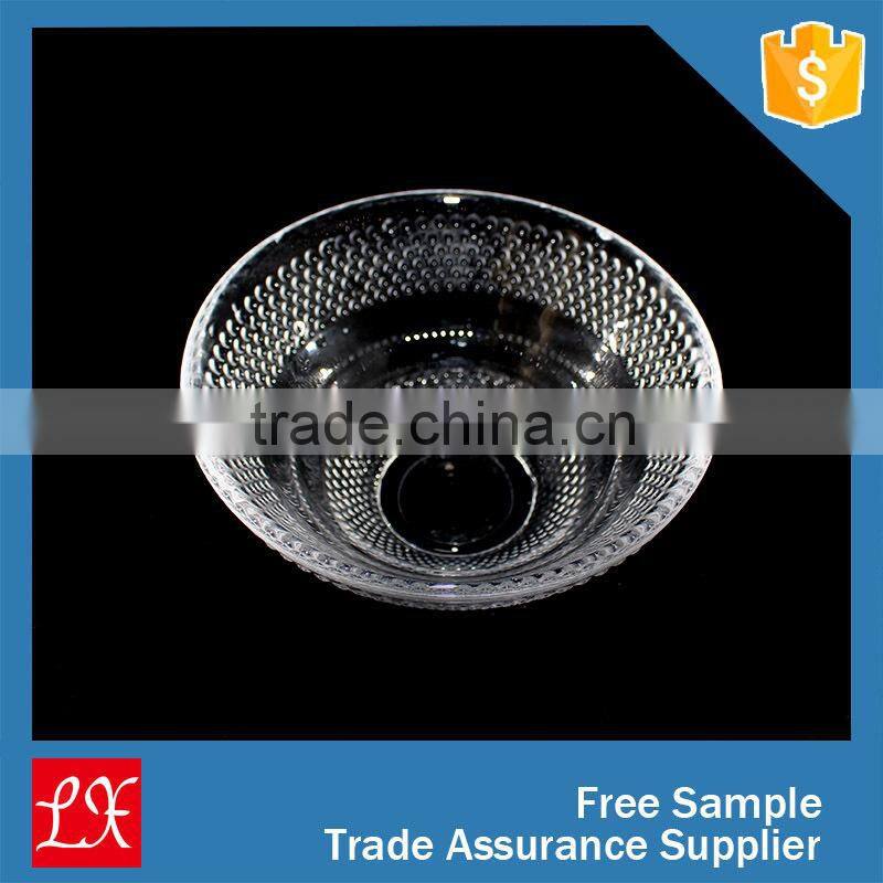 Black spray small beaded glass soup bowl