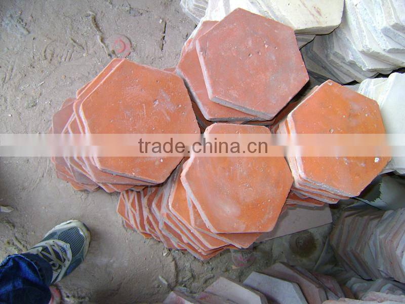 Hexagon terracotta tiles,octagon terracotta tiles