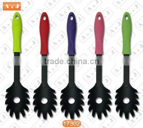 6 PCS Nylon Kitchen Tools Set with Red Handle