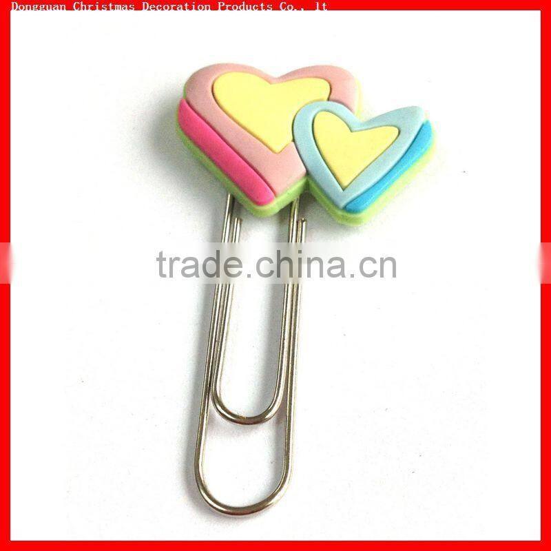 Special heart shaped paper clips