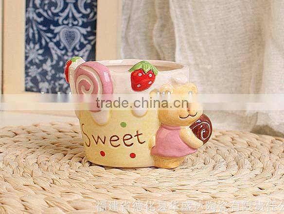 creative lovely cartoon christmas animal boot model of gift ice cream ceramic mug