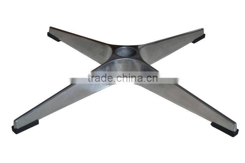 bw high quality aluminum alloy four star chair base/4-star aluminum chair base /swivel chair base for recliner in furniture leg