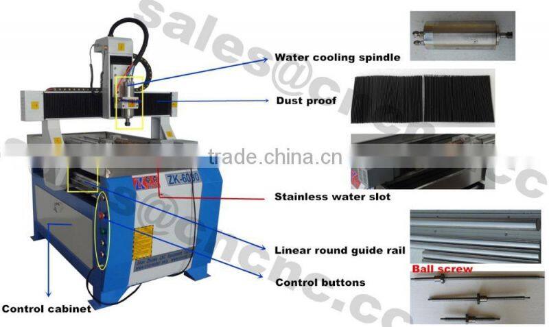 factory direct sale cnc metal engraving machine china cnc router 6090
