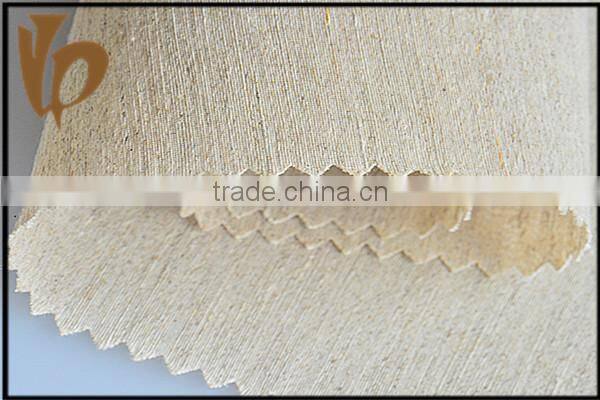 2016 Alibaba tencel and linen paper touch fabric from taizhou factory
