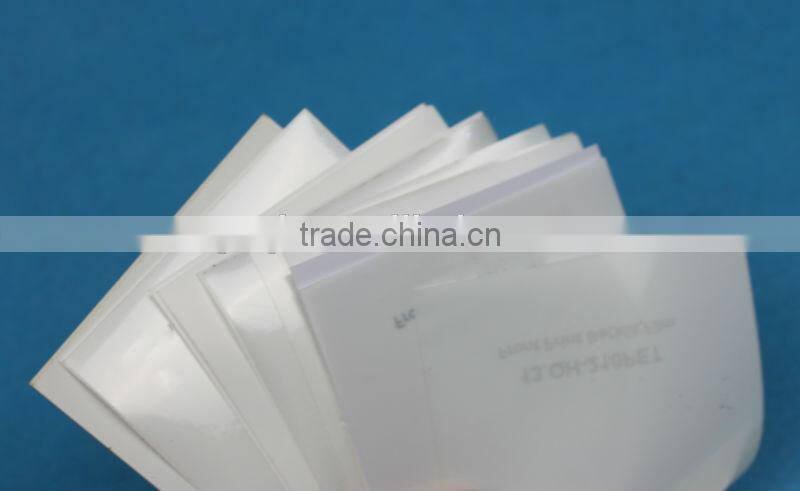 front print eco self adhesive pet film
